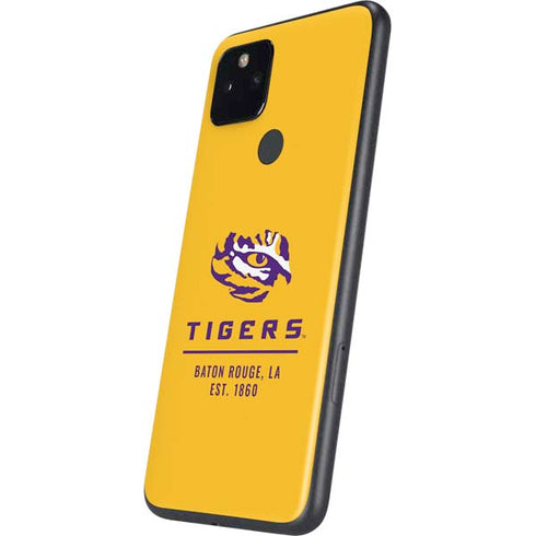 Louisiana State University - LSU Tigers Baton Rouge Yellow Google Pixel 5a Skin